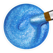 Jolifin Farbgel sparkle blue