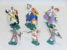 Vintage Timpo Toys Kreuzritter Kreuz Ritter Figuren Sammlung
