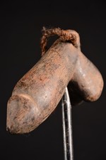Alte Figuren Penis / Phallus  Nigeria Afrika Africa Afrique Statues 987