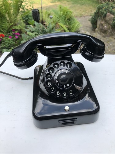 Altes telefon w48 - altes, schwarz