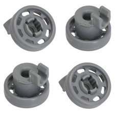 4 St. Korbrollen, Rollen Oberkorb Bosch Siemens Geschirrspüler 00424717 00066321