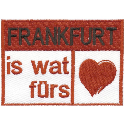 Aufnäher frankfurt 00397 - -,