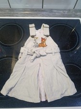 Beiges bambi cord latzkleid - beiges,