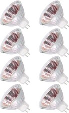 8 Stück MR16 GU5.3 20W 12V Halogenstrahler, Dimmbar 2700K Warmweiß, Halog