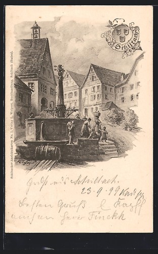Künstler schiltach - künstler-ak,
