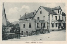 Gruß aus Nidda - Laubach - Schotten - Gasthaus zur Krone - Metzgerei