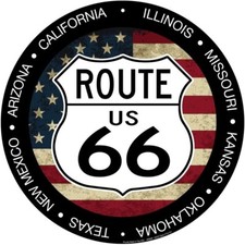 Route 66 Blechschild 30,5 cm