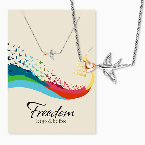 Grußkarte freedom mit - grußkarte,