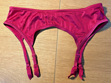 WOLFORD bodyculture WEICHER Strapsgürtel 4 Strumpfhalter SATIN Glanz S/M 66-74cm