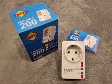 AVM FRITZ! DECT 200 intelligente smart home Funk Steckdose Weiss (20002572) -OVP