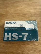 Casio HS-7 Taschenrechner OVP