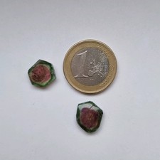 Wassermelonen Turmalin Scheibe