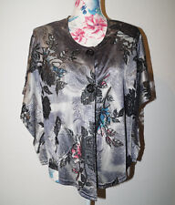 silbergraues Blusenjäckchen Gr.L DAL Chery