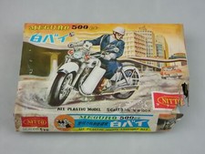 Nitto 1/15 Meguro 500cc Police Motorcycle Kit Bausatz Box 128475