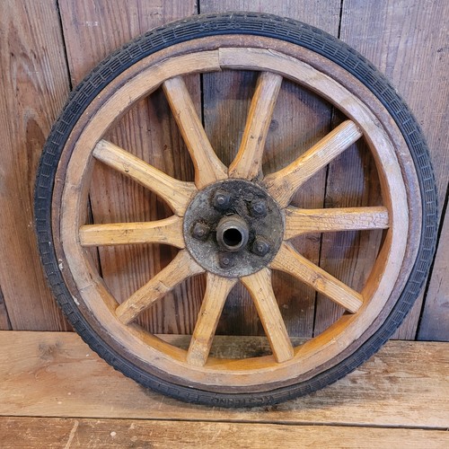 Altes wagenrad 36cm holzrad - Ø,