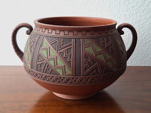 Großer art deco - deco, Übertopf