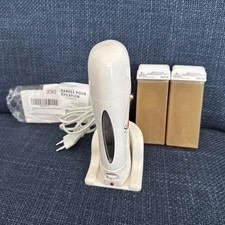 Sunzze Heißwachs Wax Erhitzer inkl. 2 Wachskartuschen und Vliesstreifen