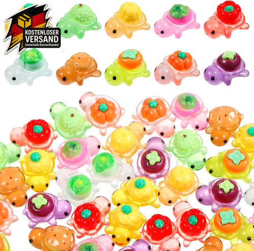 Mini schildkröten deko set - schildkröten,