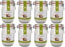 BIO Kokosöl - nativ - 100% naturrein - bioKontor - Bügelglas 8x 1000 ml (8000ml)