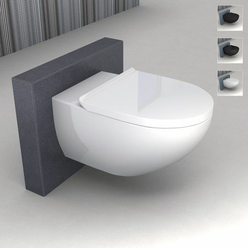 Spülrandloses wand soft - wand-wc,