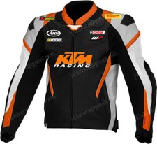 KTM Herren Motorrad Lederjacke