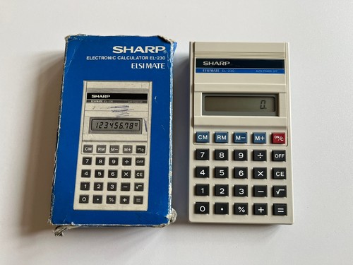 Sharp electronic calculator - electronic,