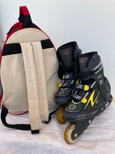 Roces Inline Skates, Größe 36-40 mit Rucksack und Schutzausrüstung