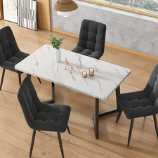 Esstisch Marmoroptik Weiß