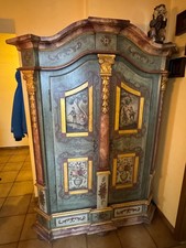 Bauernschrank handbemalt und gewachst, gut Erhalten, bis jetzt Im Gebrauch