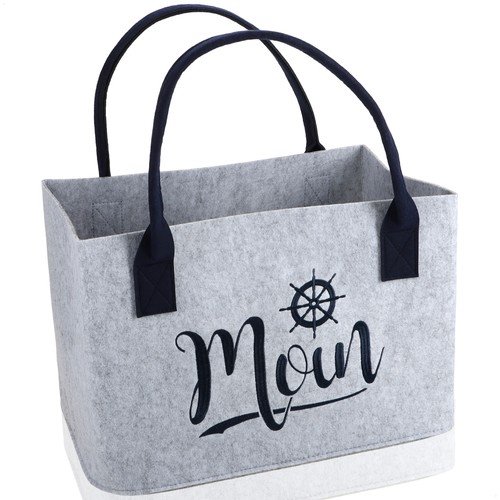Filz shopper mit henkel - filz-shopper,