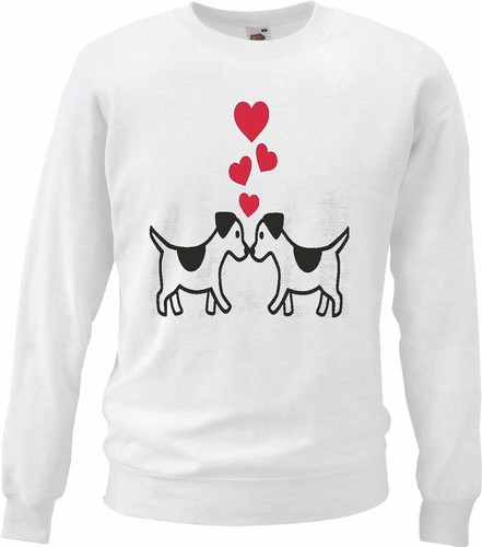 Sweatshirt zwei verliebte - sweatshirt,