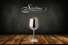 Edelstahl Weinglas 450ml