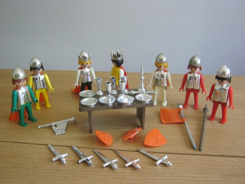Vintage playmobil burg ritter - vintage,