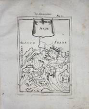 Alain M. Mallet, Map of