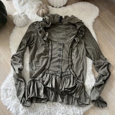 High Use by Claire Campbell?Jacke?XL?Rüschen?Prinzessin?oliv