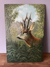 Rehbock Original Ölgemälde-