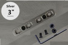 3" Silver Anodized KeyMod  to