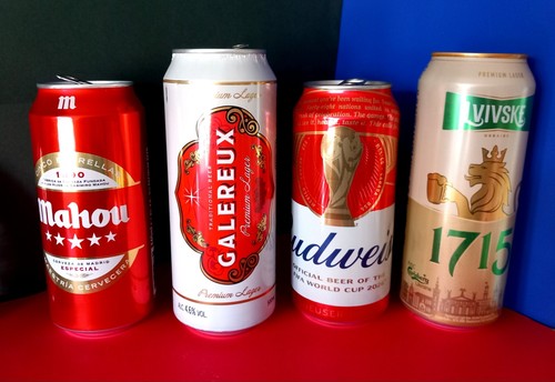 Leere bierdosen budweiser - x4,