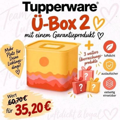 Tupperware zwei boxen - tupperware, Ü-boxen