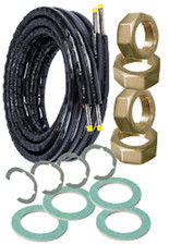 Solarleitung Edelstahlwellrohr