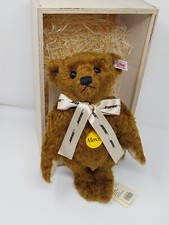 Steiff 992049 - Bose Merci Bär  in Holzkiste - Unbespielt mit Etiketten