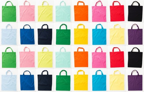 Jutebeutel farbig bunt - , kurze
