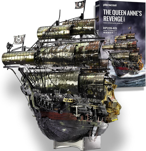 Puzzle metall piratenschiff - 3d,