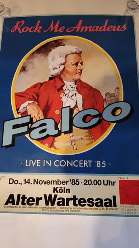 Falco konzertplakat köln - falco,
