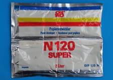 N 120 SUPER  PAPIERENTWICKLER  6 Päckchen für je 2 Liter