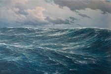 Aufgewühlte See Wellen 1924