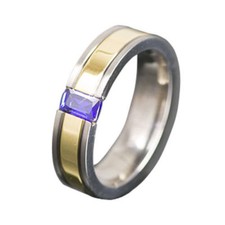 TITAN Ring BLUE STONE - Gold +