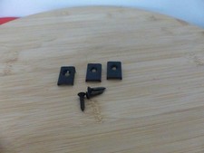 3 x Halteclips mit Schrauben