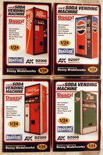 Doozy Getränkeautomat Vending Machine Pepsi 7 Up Coca Cola Dr Pepper 1:24