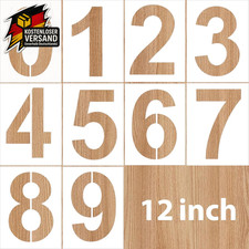 Große Zahlenschablonen 30 cm